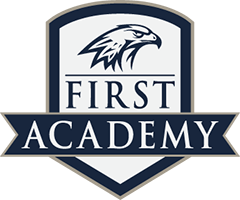 Logo for First Academy